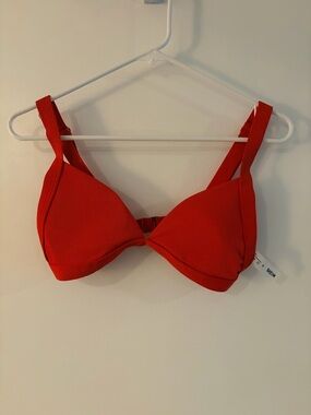SHEIN Red Ribbed Swimsuit NWOT